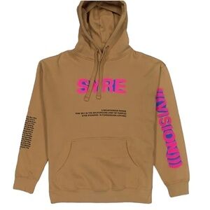 MSFTS REP x Jaden Smith SYRE Tour Hoodie S Brown